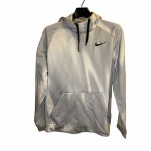 Nike Dir-Fit Size XL Gray White Athletic Sweatshirt Hoodie
